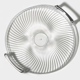 Диспенсер для напитков вращающийся Доляна, 4 отделения 1.6 л, 4 стакана 350 мл, белый