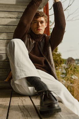 Pantalon de sarga Relaxed Fit - H&m фото 3