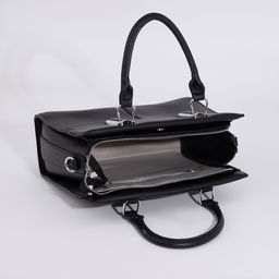 Сумка-тоут на молнии, цвет чёрный - Simaland фото 7