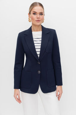 Жакет URS 24-343-1 синий