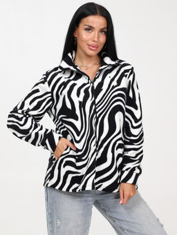 318 ЖЕНСКИЙ БЛЕЙЗЕР (Зебра/белый)