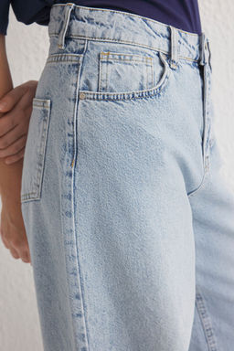 Ac?k Mavi Normal Bel Loose Baggy Jeans TWOSS25JE00063 - Trendyolmilla фото 4