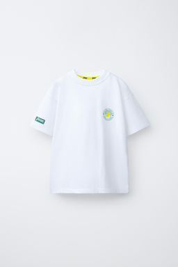 CAMISETA ESTAMPADO RAQUETA PENN  / Blanco