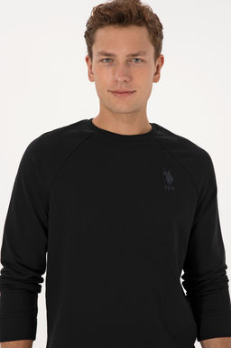 Erkek Siyah Basic Sweatshirt - U.s. polo assn фото 2