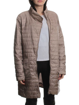 K-532 BEIGE Куртка демисезонная стеганая женская (70 гр. холлофайбер) - Fashion фото 6