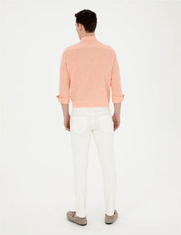 Ekru Slim Fit Jean Pantolon - Pierre cardin фото 4