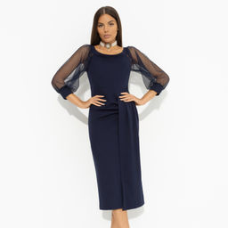 Платье с высоким разрезом на запах Смотрите на меня (new) - Charutti фото 2