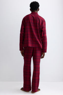 Camisa y pantal?n de pijama en franela - H&m фото 4