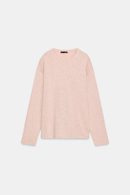 CAMISETA R?STICA MANGA LARGA / Rosa palo - Zara фото 6