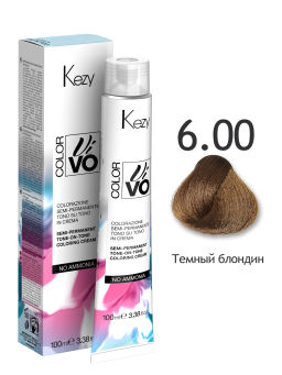 6.00 Kezy Color Vivo NO AMMONIA Тёмный блондин 100 мл