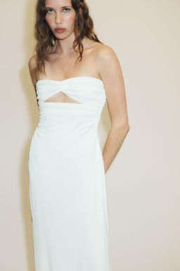 LONG CUT-OUT DRESS - Zara фото 10