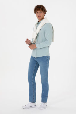 Erkek Mint Uzun Kollu Basic G_mlek Sepette S_rpriz _ndirim - U.s. polo assn фото 4