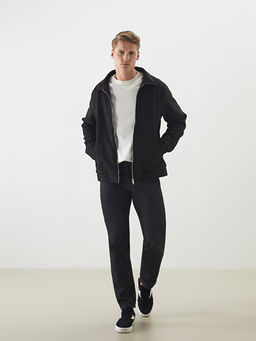 Standart Kal?p G?mlek Yaka Erkek Mont