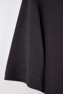 Indigo Wardrobe Essentials Dusuk Omuz Regular Fit Yumusak Tuse Modal T-Shirt TMNSS26TS00007 - Trendyolmilla фото 7