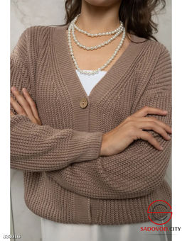Кардиган женский на пуговицах