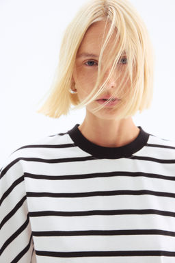 Camiseta entallada en algod?n - H&m фото 2