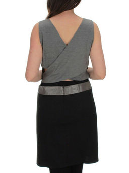 M07 BLACK/GRAY Платье женское (100% хлопок)