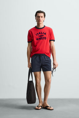 BASIC MID-LENGTH SWIMMING TRUNKS
