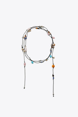 MULTI-WAY BEADED CORD NECKLACE