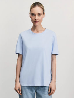 Базовая футболка из хлопка / Zarina фото 3