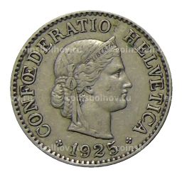 10 раппенов 1925 года Швейцария