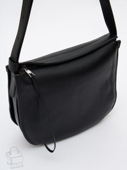 Сумка женская кожаная 1011L black Polina&Eiterou