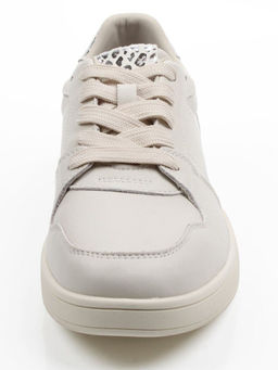 03-A1019-2 LT. BEIGE Полуботинки спортивные женские (натуральная кожа)