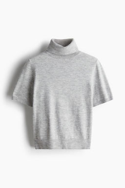 Jersey de cuello alto en punto fino - H&m фото 5