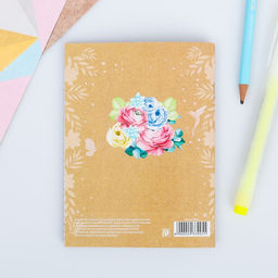 Цена за 4 шт. Блокнот на скрепке, А6, 32 л. 8 Марта