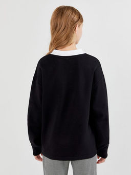 ACOOLA / Джемпер детский для девочек Vidar черный  фото 5