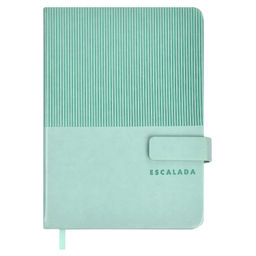 Ежедневник недатированный ESCALADA, А6+, 120 л., арт. 64022/ 20 ГОУТСКИН МЯТНЫЙ (кожзам: 126х174