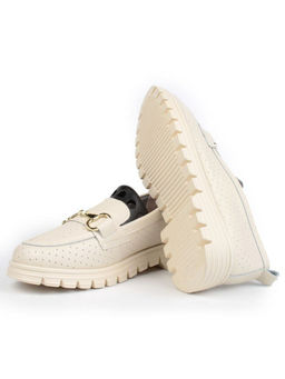 03-PDD164-2 BEIGE Полуботинки женские (натуральная кожа)