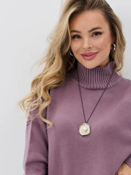 Свитер Дейн (сливовый) One Size - Nadi bordo фото 18