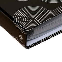 Тетрадь на кольцах, в клетку, 120 листов Графика, обложка 7БЦ, блок офсет - Calligrata фото 3