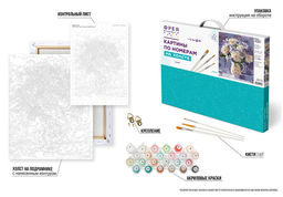 ФРЕЯ PNB/PL-130 Набор для раскрашивания по номерам 50 х 40 см Букет нежных пионов  фото 7