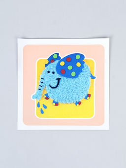 Вышивка по фетру "Слоник"