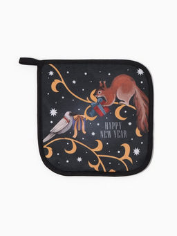 Кухонный набор «Этель» Wonder christmas: варежка-прихватка 20×28 см, прихватка 19×19 см