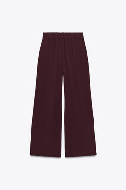 WIDE-LEG SEAM TROUSERS - Zara фото 17