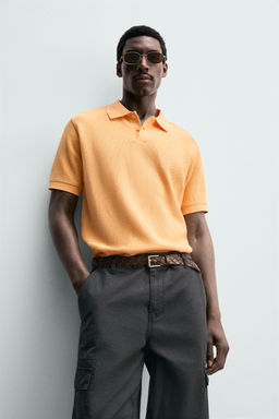 POLO PIQU? REGULAR FIT / Naranja - Zara фото 5