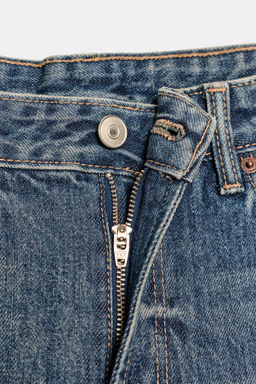 JEANS TRF BAGGY FOLDED  TIRO MEDIO / Azul - Zara фото 9
