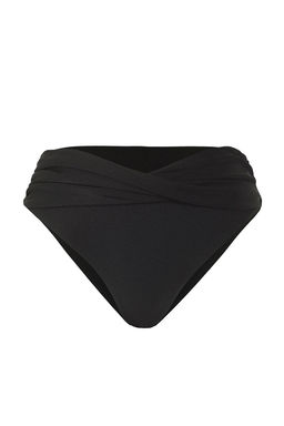 TRENDYOLMILLA Hayvan Desenli Dugumlu Yuksek Bel Hipster Bikini Alt? TBESS24BA00003  фото 5