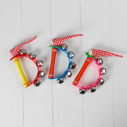 Погремушка музыкальная игрушка «Звери» с бубенцами, МИКС