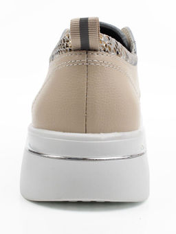 03-C929-2A BEIGE Полуботинки летние женские (натуральная кожа)