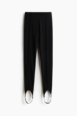 Leggings de estribo con raya