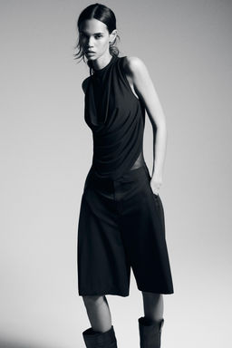 COMBINED TULLE BODYSUIT - Zara фото 5