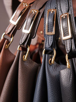 Сумка кожаная Deboro 30994 коричневая