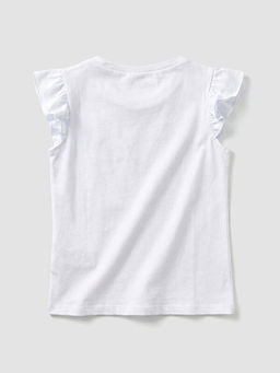 Bisiklet Yaka Bask?l? K?z ?ocuk ?ortlu Pijama Tak?m?