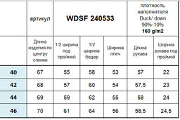 Conso/WDSF 240533 - светло-серый Пуховая куртка