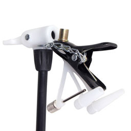 Насос для велосипеда ручной Krypton DQT-02, алюминиевый корпус, пластиковая ручка, размер 310х30мм, 220 см3. / DQT-02.2 / уп 50 - Галеонтрейд фото 2