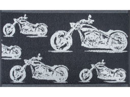 Полотенце махровое 6с104.411ж1 Мото-паттерн(антрацит) 67х40см